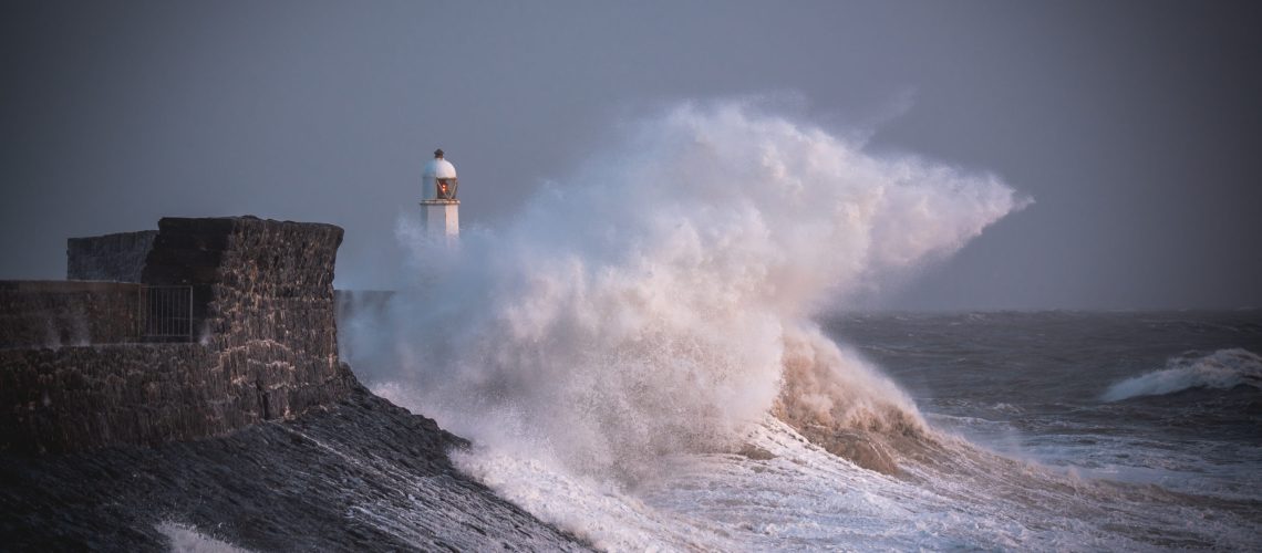 Storm Ciara reaches the Welsh coast Massive waves as storm Ciara hits the coast of Porthcawl in South Wales, United Kingdom